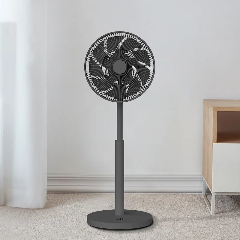 

Охлаждающий вентиляторRUNAL AC/DC Retract KC, литиевая батарея, 110 В, бесшумный электронный светодиодный дисплей Tuya, охлаждающий вертикальный пьедестал, 14 дюймов