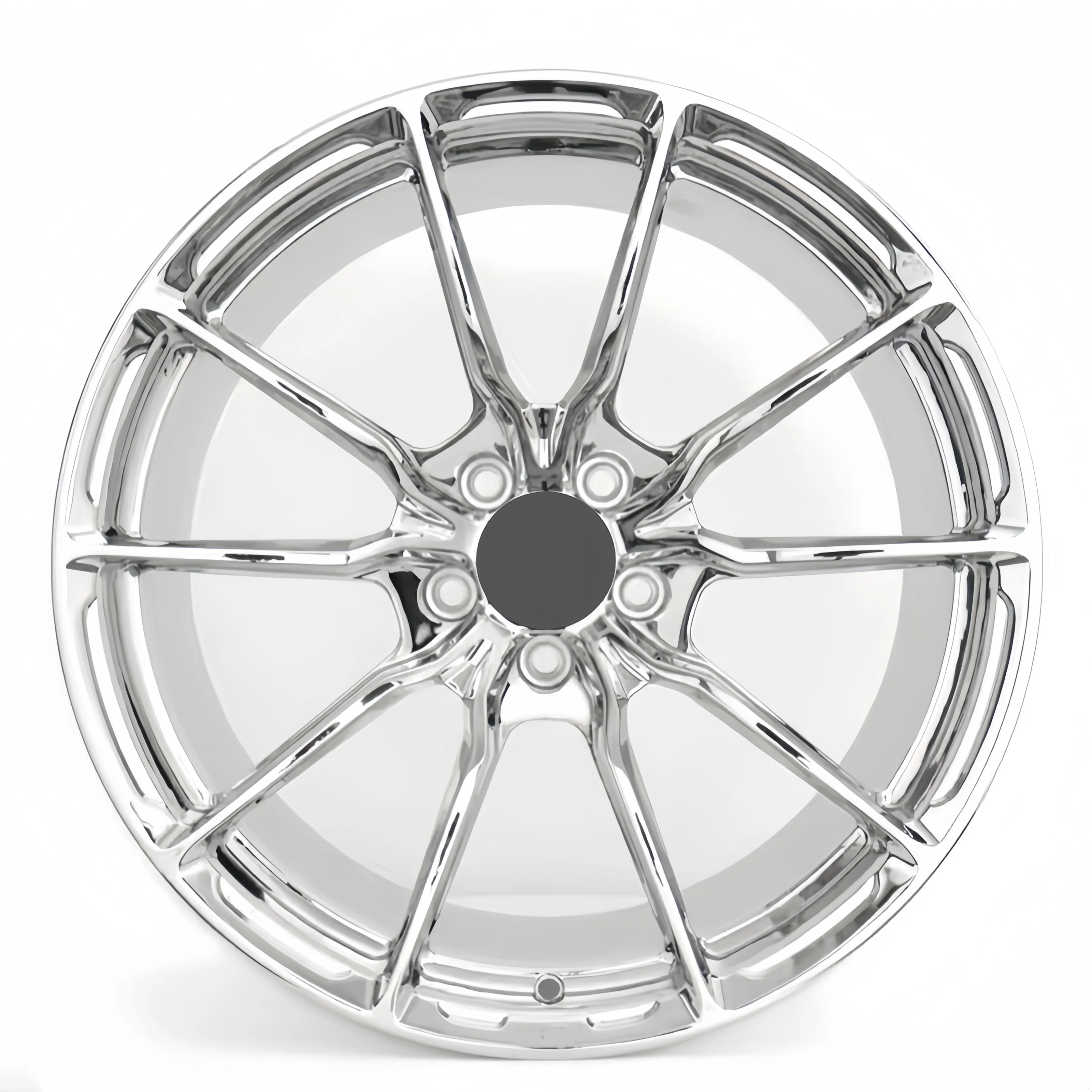 Custom 6061 T6 Forged Aluminum Racing Wheels 5x120 Polished Chrome 18-22 Inch