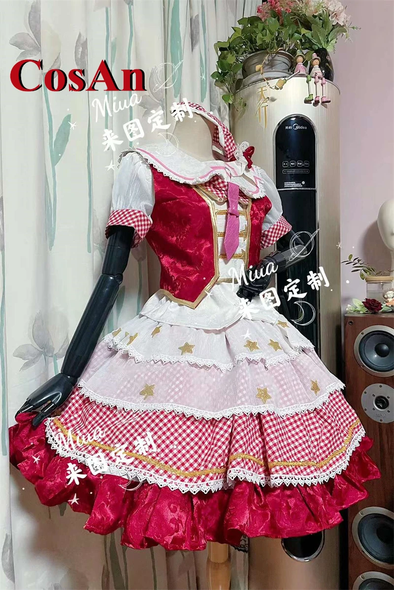 CosAn Hot Anime Pretty Channel Akagi Anna Cosplay Costume MelticStar Gorgrous Idol UniformActivity Party Role Play Clothing