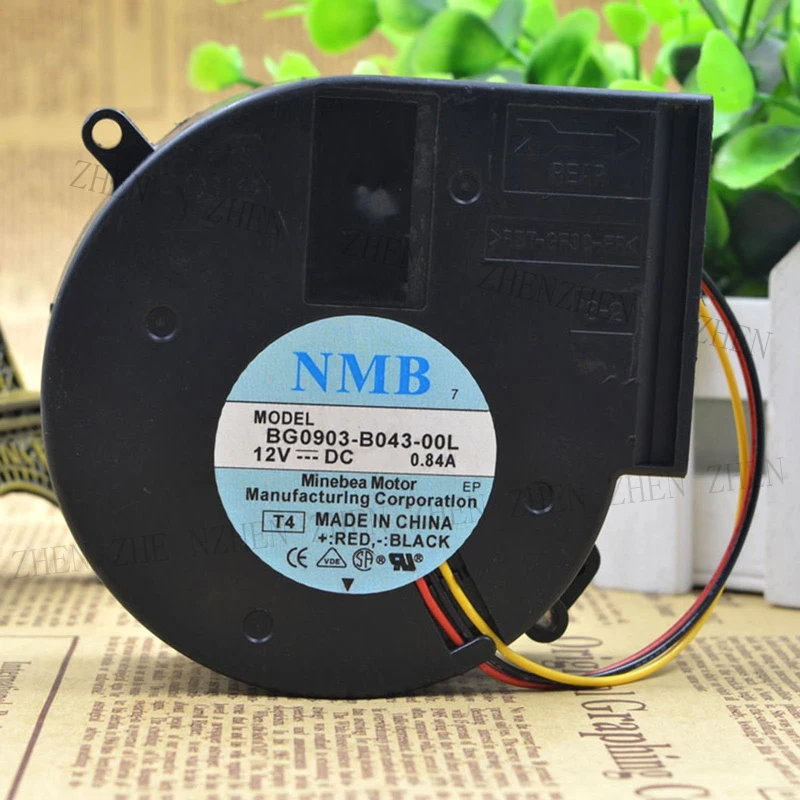 

S New for NMB BG0903-B043-00 12VDC 0.84A 3-wire cooling fan#QW