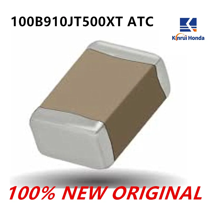 100B910GT500XT High Q Capacitor 100B910JT500XT ATC Capacitor 1210 91P 500V Capacitor Automotive 910J 91PF