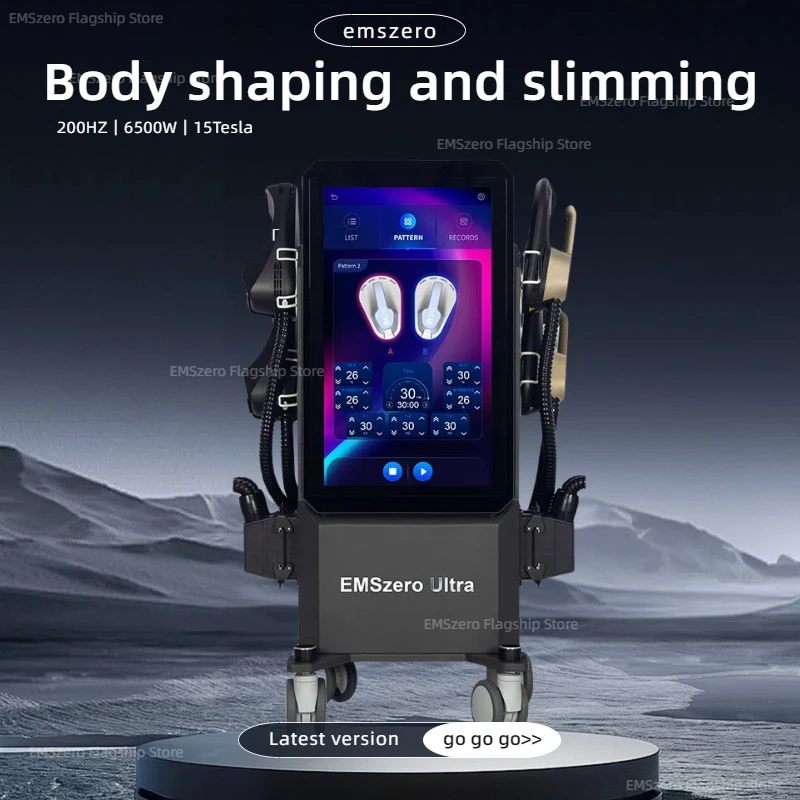 EMSzero Ultra 6500W EMS NEO RF Body Slimminng Machine 2025 Professional Electromagnetic Fat Removal Btromagnetic Stimulate