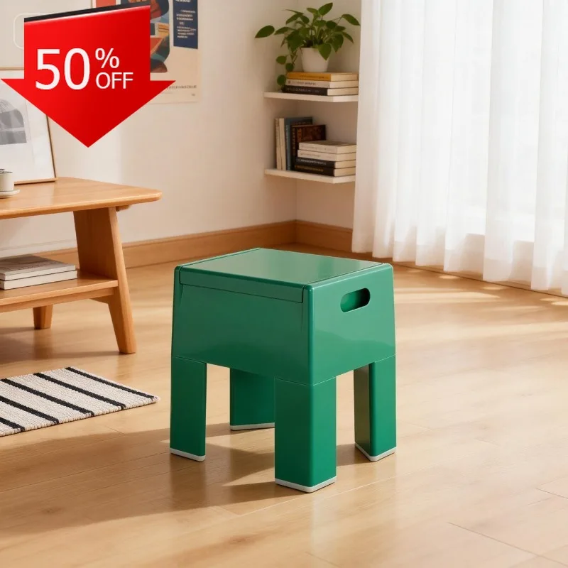 Bench Storage Ottoman Nordic Minimalist Shoe Bench Entryway Storage Stool Padded Seat Hidden Storage Waterproof Patio Foldable