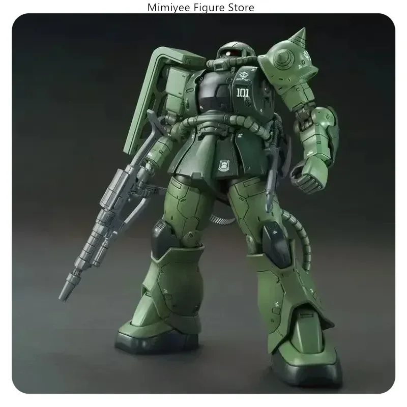 Gaogao Ms-06r-1a Zaku II High Sniper Rifle Axe Cannon Model Kit 1/144 Scale HG Assembly Action Figure for Collectors And Gifts