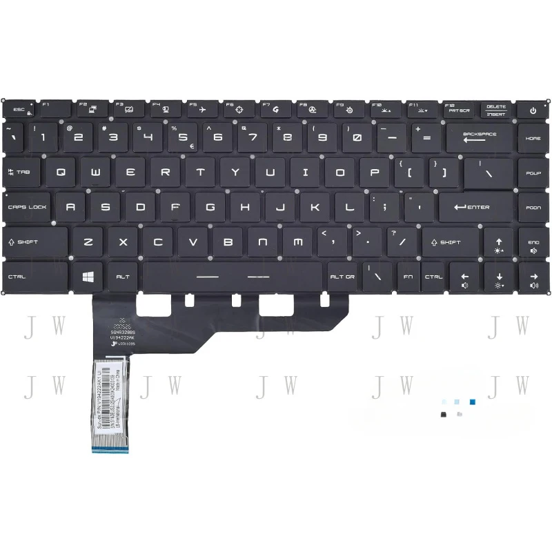 

DDW GS66 Backlit US Keyboard Stealth MS-16V1 for MSI GE66 Raider MS-1541 GP66 MS-1542