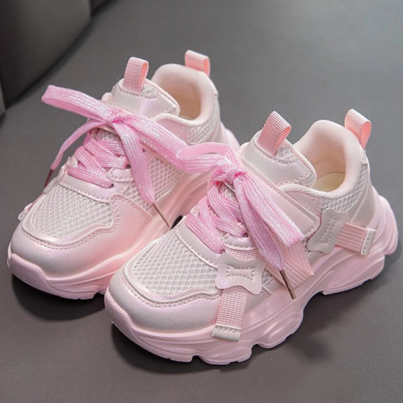 

Универсальные повседневные кроссовки, весенние нескользящие и износостойкие детские спортивные туфли.