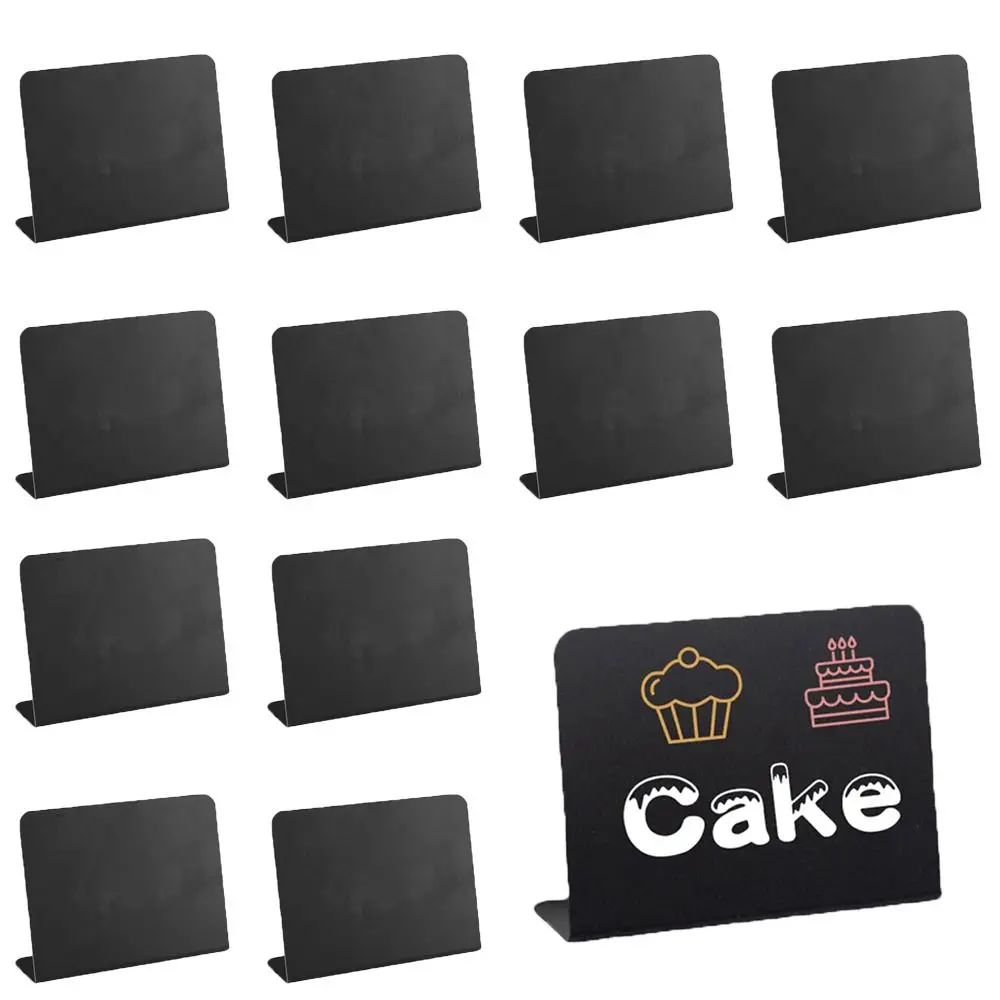 Reusable Mini Chalkboard Signs Rewritable Convenient Cake Dessert Label Portable Place Cards Desktop