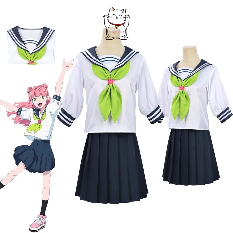 

Новинка: аниме-костюм школьницы Сузуки JK, полный комплект (топ и юбка), костюм для косплея, подарок на Хэллоуин/карнавал