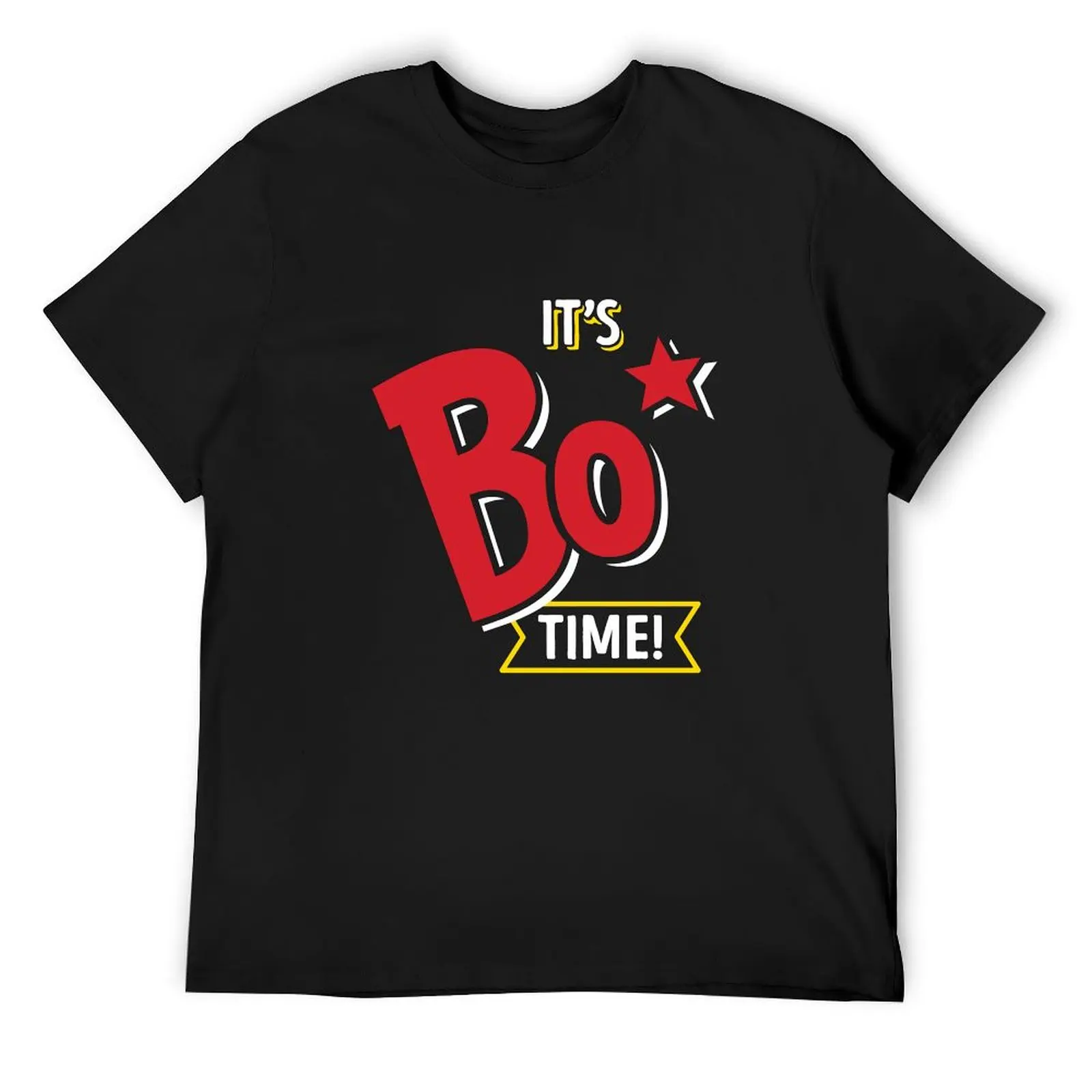 It's Bo Time! - Bojangles (White Text) T-Shirt cute clothes oversize t-shirts man t shirt for men