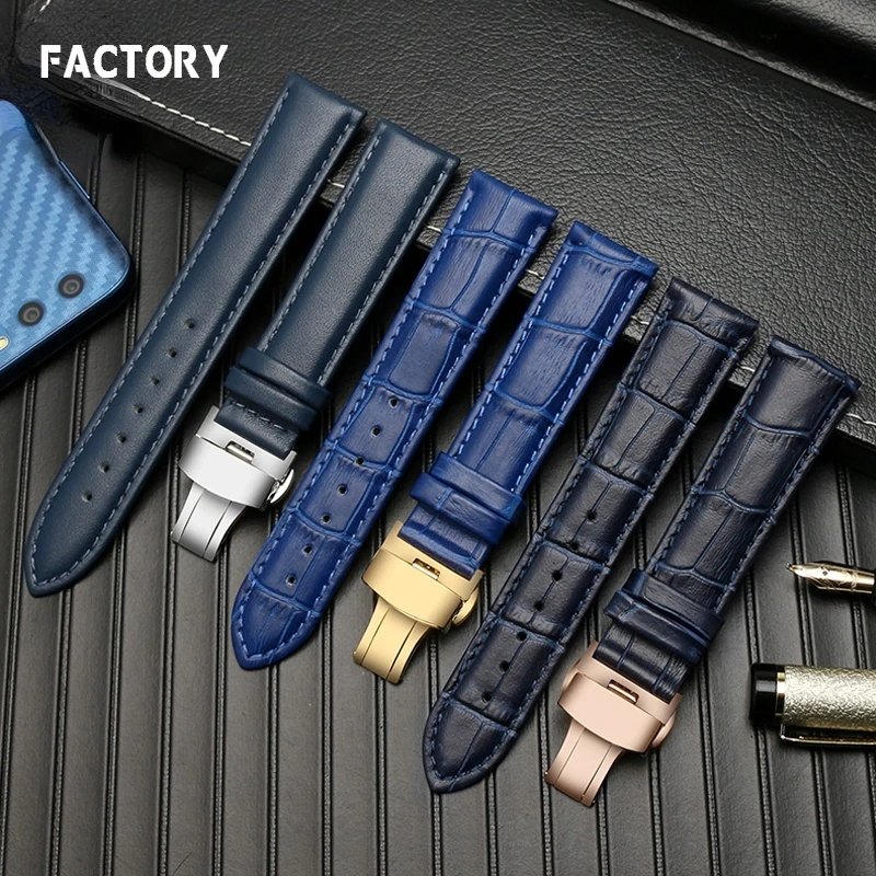 Genuine Leather Watchband for Casio Edifice Series EFB-670 EFV-600 EFS-S510  Watch Band 22mm Watch Strap