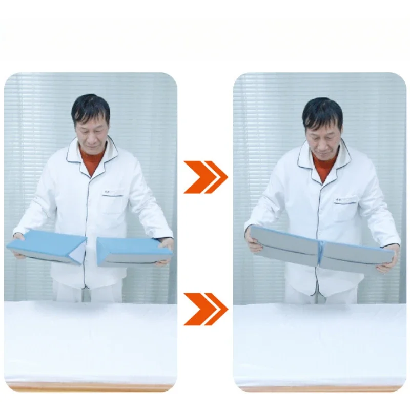 Elderly Flip Pillow Triangle Flip Pad Anti Bedsore Side Support Cushion Assistant Patients Long Lying Pure Cotton Nursing Pad