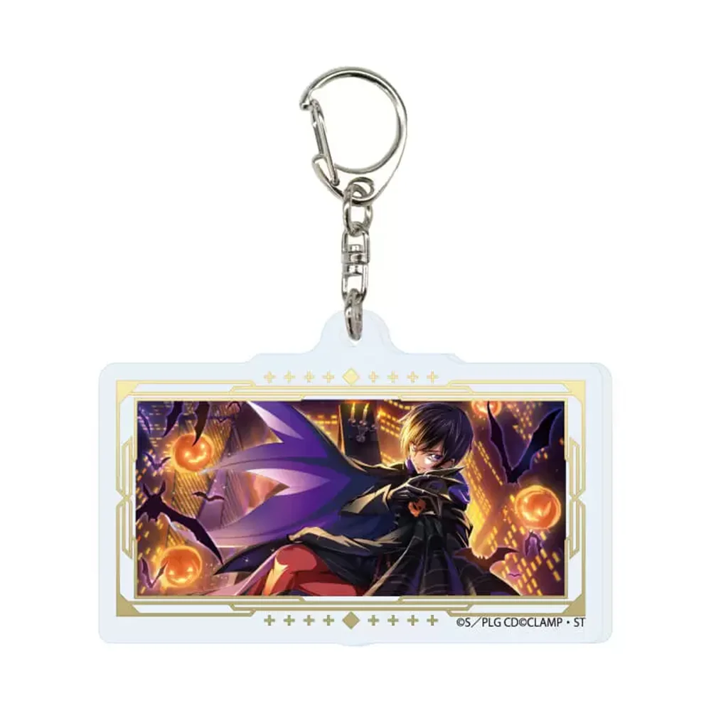 6cm Anime Lelouch Lamperouge Acrylic Keychain Characteristic Characters Ornament Accessories Goods Collection Christmas Gifts