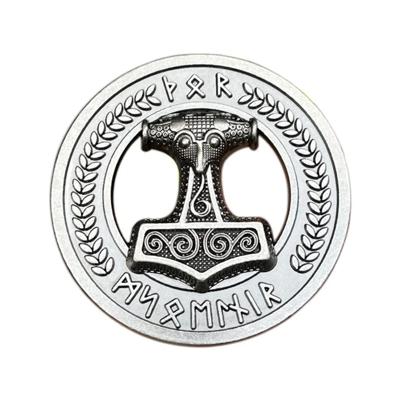 

Thor's Hammer belt buckle Western style