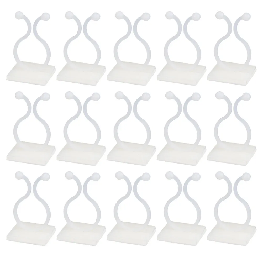 100 stücke Grüne Pflanzen Halter Harz Wand Clips Für Klettern Pflanzen Selbstklebende Reben Befestigungs Clips Garten Unterstützung Indoor Outdoor