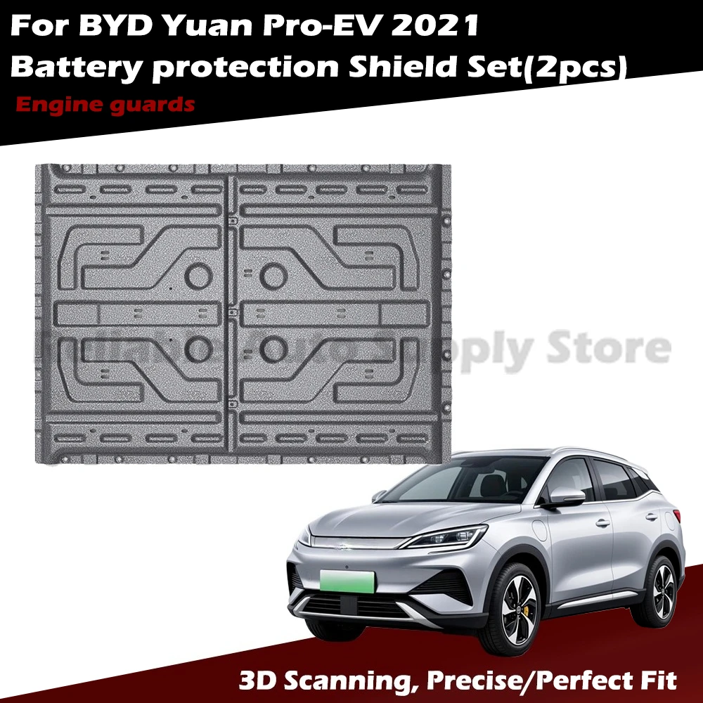 

Custom Car Battery Shield with 3D Scanning Tech For BYD Yuan pro-EV 2021, Safe and Secure Fit Engine Shield, Under Engine Cover