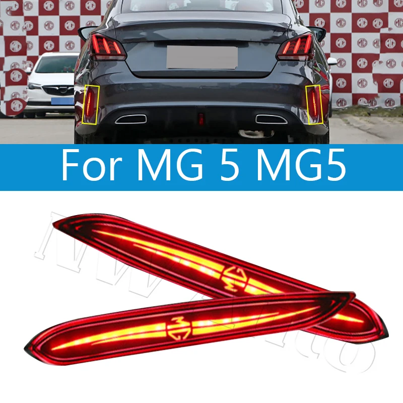 

Светодиодный задний противотуманный фонарь, фонарь бампера для MG5, отражатель заднего бампера, противотуманная фара, стоп-сигнал, динамический поворот