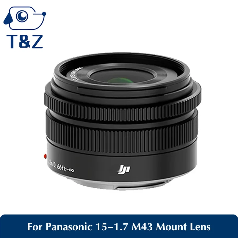 

New DJI 15mm F1.7 Micro-mirrorless Wide-angle Prime Lens For Panasonic M43 Mount 15-1.7 Yunxi PRO