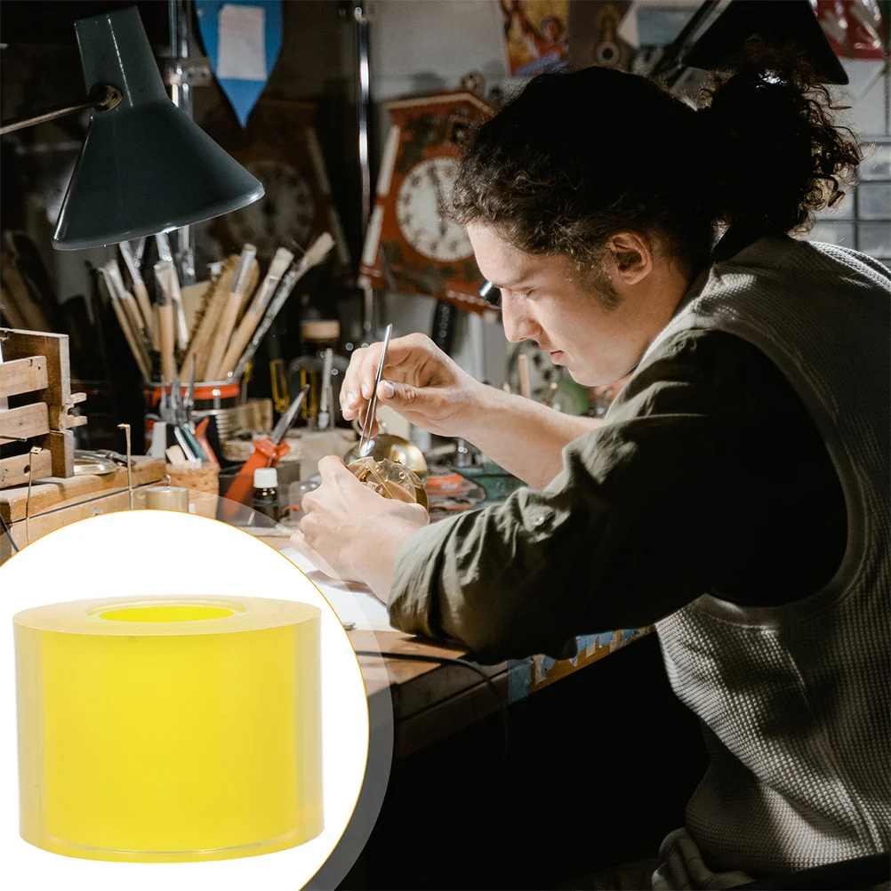 2 لفات شفافة مكافحة ساكنة بولي كلوريد الفينيل طبقة رقيقة واقية لمط مقاومة للخدش الغبار برهان الشريط ثقب #5