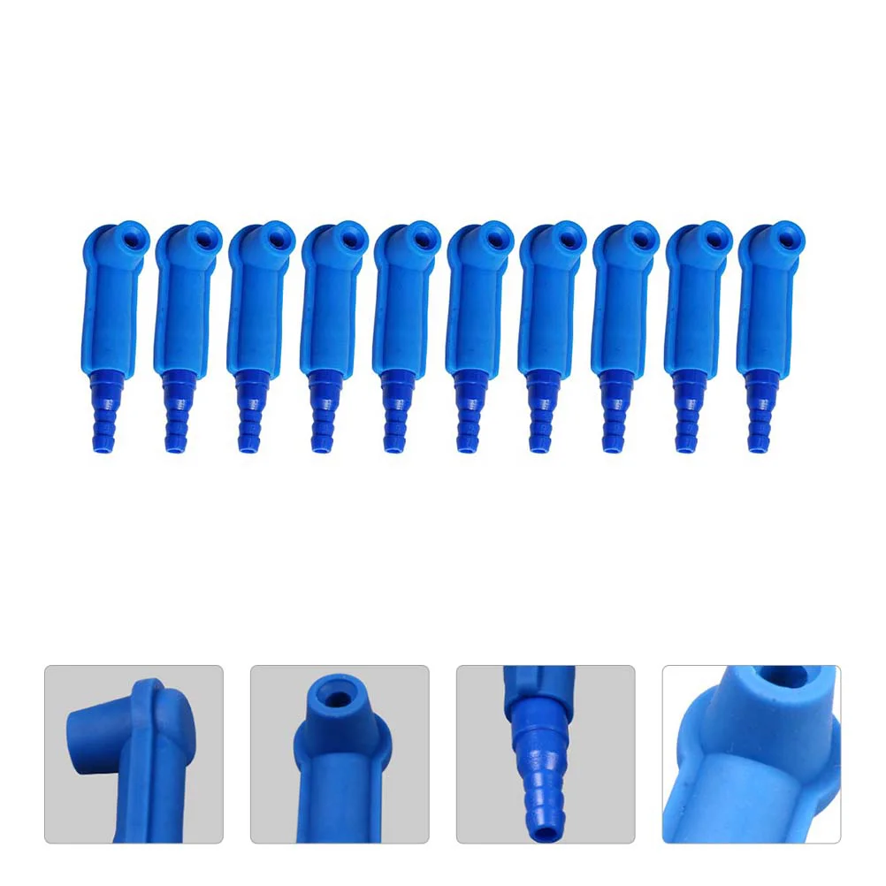 10 Pcs Suction Pipe Joint Brake Oil Replacement Tool Coolant Car Pumping Sma Connectors Bleeder Fluid Hose Change Tubing