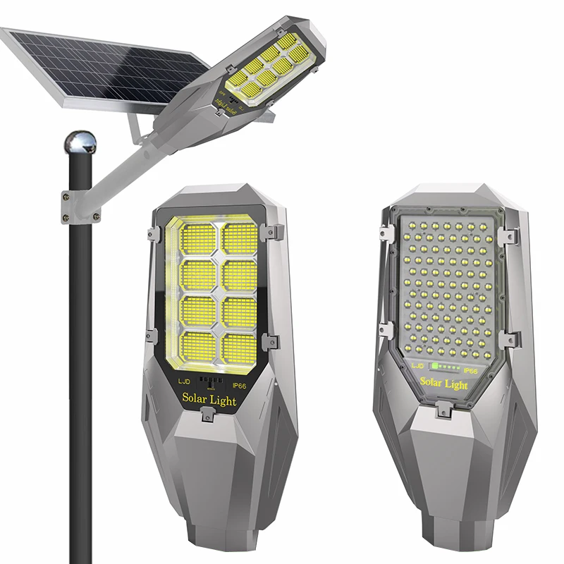 Zhongshan Manufacturer Heavy Duty Highway Aluminum Solar Powered 300W Led Waterproof Outdoor Solar Street Light With Solar Panel