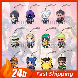 Valorant Video Game Figures Peripherals High Quality Figure Acrylic Keychain Collectible Toy Backpack Pendants Gift Car Ornament
