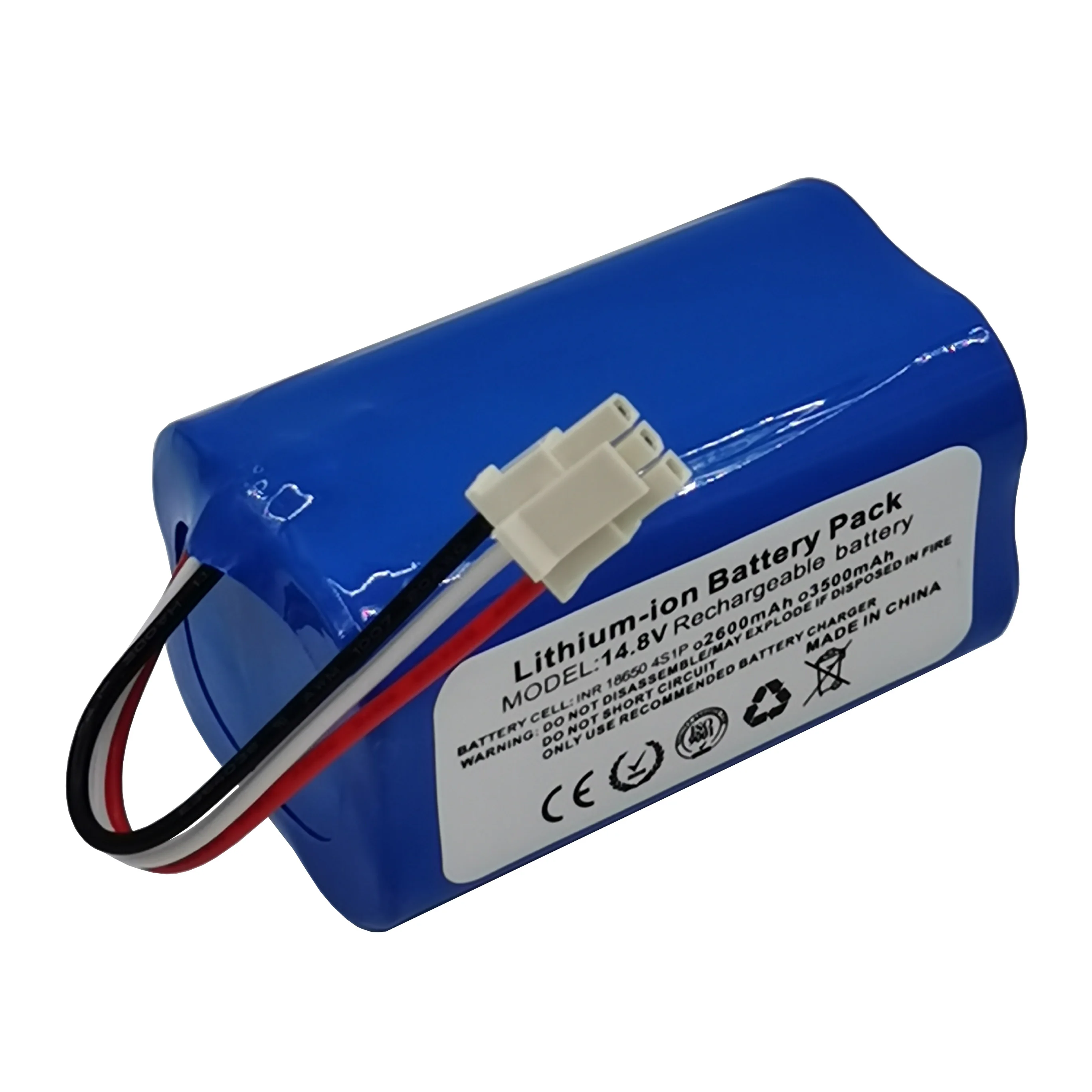 Paquete de batería recargable cilíndrica de iones de litio, 14,4 V, 14,8 V, 3500mAh, 2600mAh, 18650, para Robot de barrido 360, S5, S7, T90, nuevo y personalizable