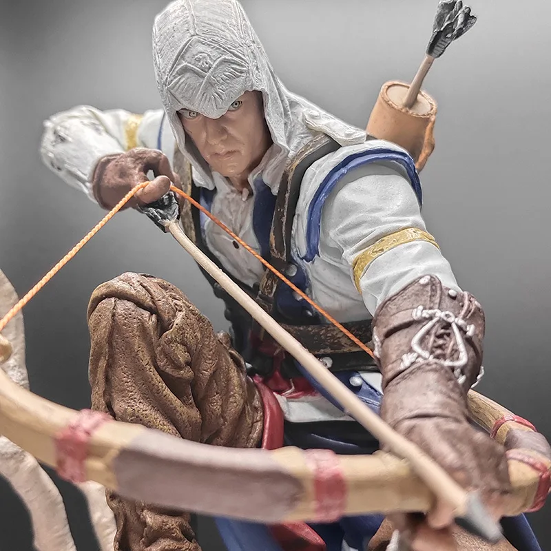 assassin's-creed-iii-ubisoft-freedom-connor-statuetta-da-collezione-con-pose-di-tiro-con-l'arco-modellino-in-scatola-ornamento-regalo-giocattolo-per-i-fan-dei-videogiochi