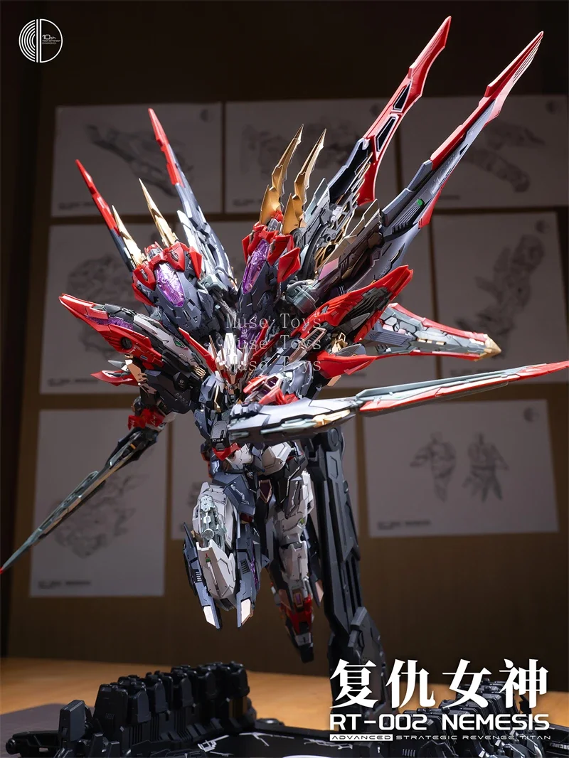 Nfinite 1/100 RT-002 NEMESIS Genuine Nfinite Dimension Strategic Revenge Titan Action Figure Assembly Children Toys BirthdayGift