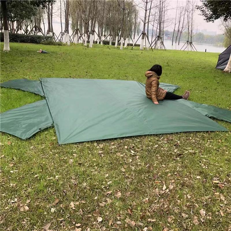 Imagem -03 - Barraca de Acampamento para Pesca Sol Máscaras ao ar Livre Portátil Praia Tenda Pessoas Praia Tenda Sol Abrigo Vento Sombra Velas Praia