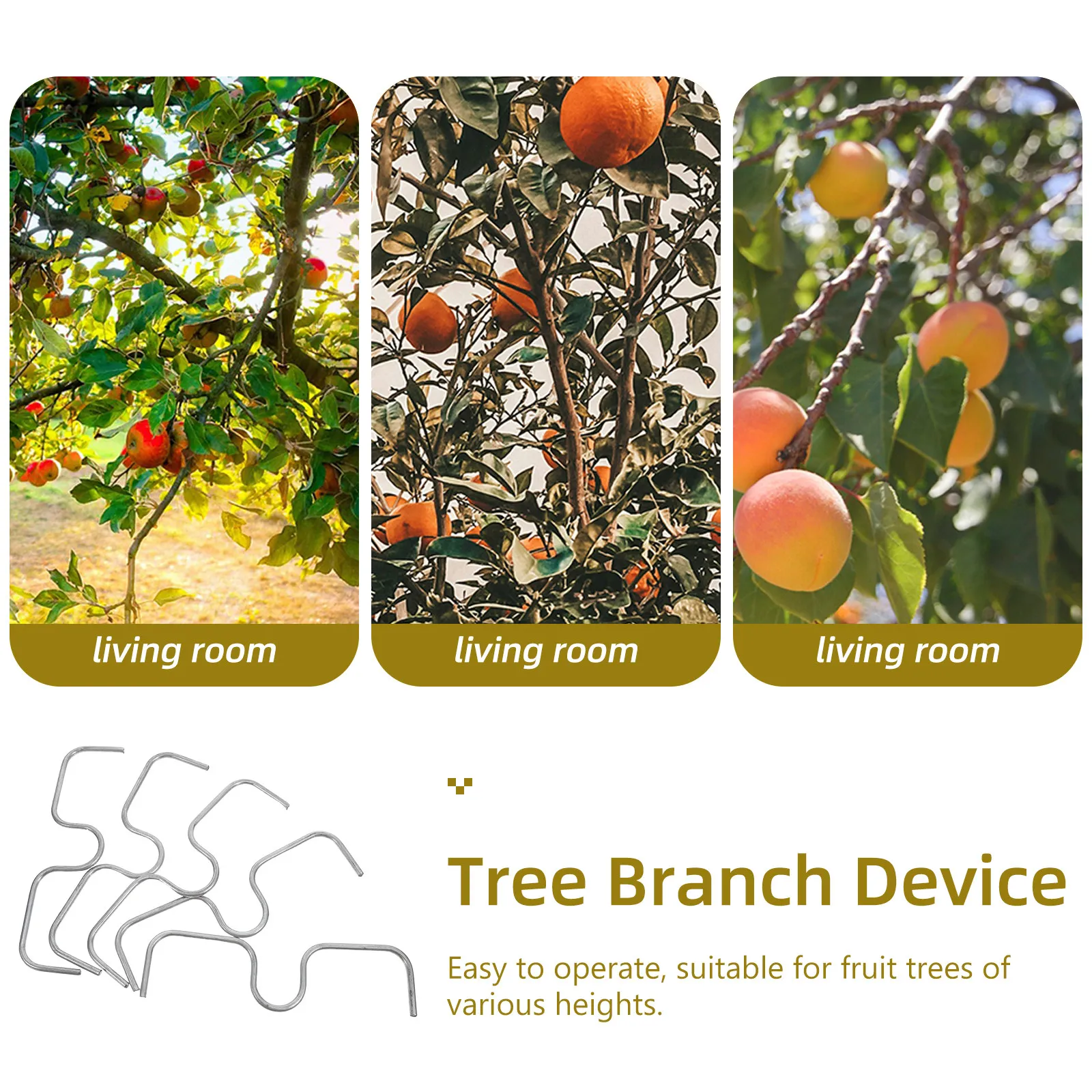 10Pcs Fruit Tree Branch Bender Puller Adjustable Branch Shaper Garden Farm Tool Fruit Trees Spreader Adjustable