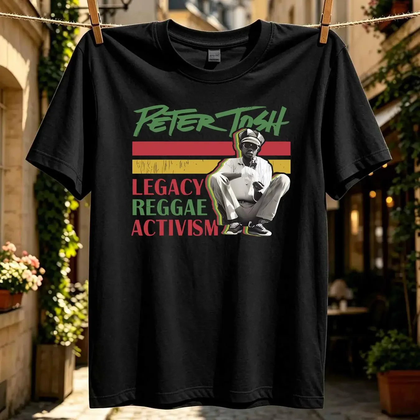 washed T Shirt Peter Tosh Can't Blame the Youth Men's Legacy Reggae Activism Legalize vintage Washed Unisex Soft graphic