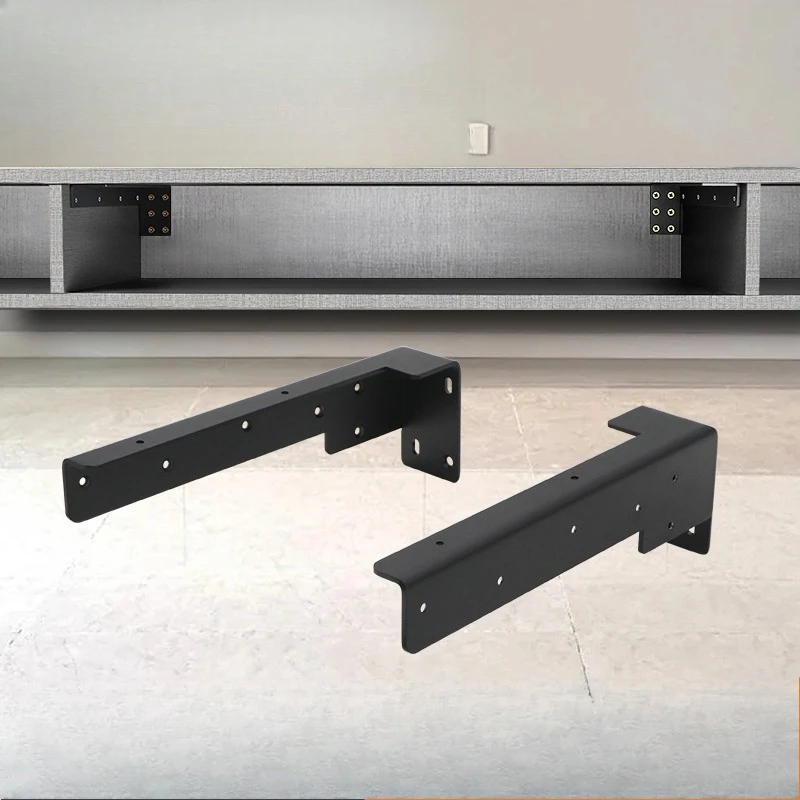 

Suspended TV cabinet Load bearing bracket Triangular support frame Desk invisible laminate Suspension hanging fixed
