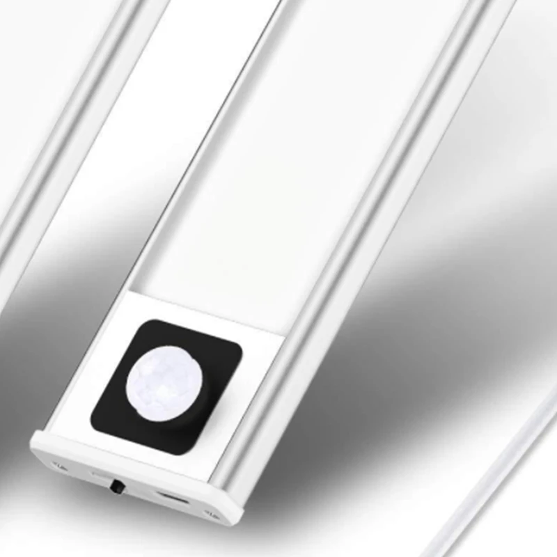 屋内モーションセンサーライト,充電式,USB,超薄型,ワイヤレス,バッテリー駆動,2つのLED