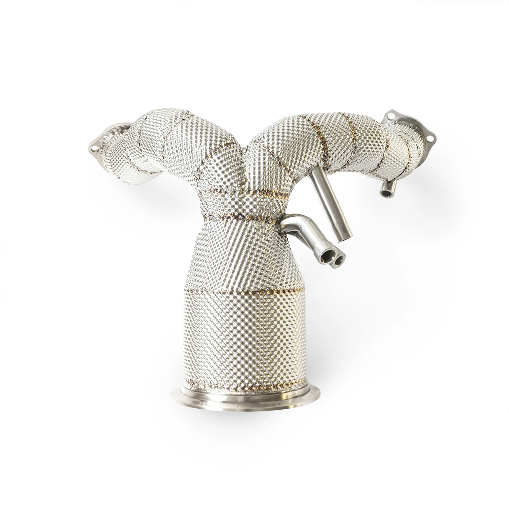 

Suitable for Porsche Cayenne COUPE 3.0T 2019-2023 stainless steel downpipe exhaust high-performance downpipe exhaust pipe