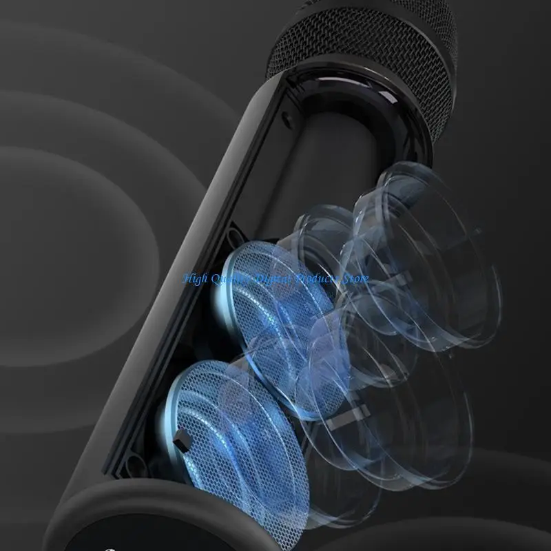 ميكروفون U2JE لاسلكي قابل لإعادة الشحن 2 في 1 مكبرات صوت ميكروفون يعزز الصوت الصوتي في العروض الحية خفيف الوزن