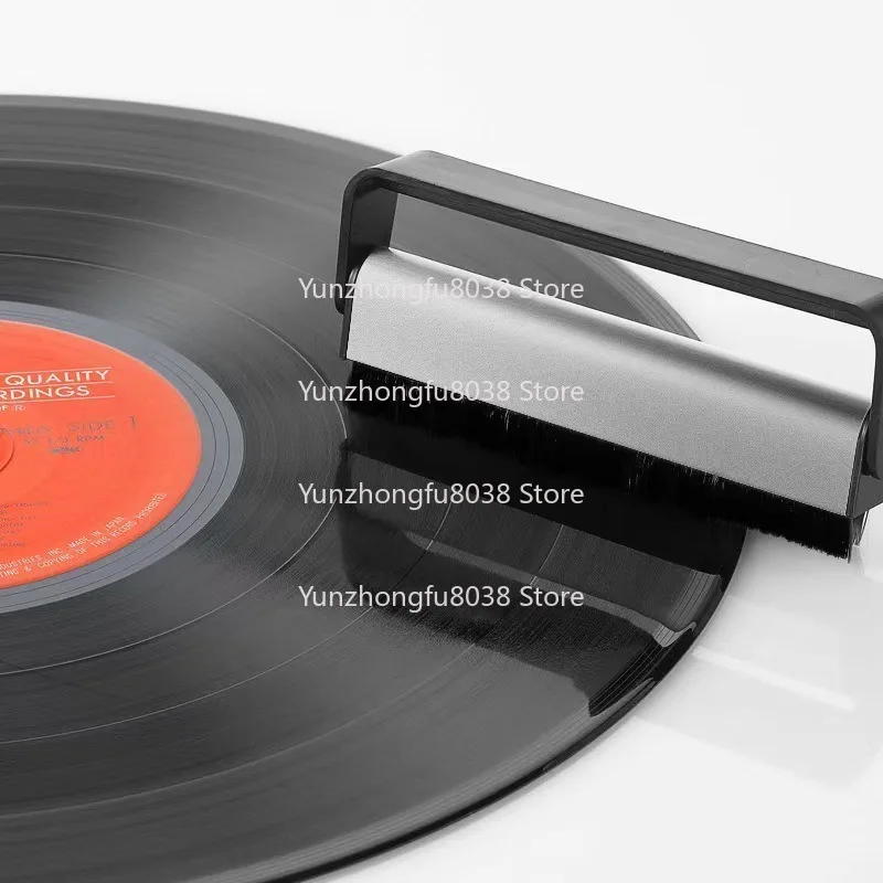 Electric Record Cleaner Set, Phonograph Cleaning Vinyl Record Dust Cleaning, （excluding Cleaning Liquid）
