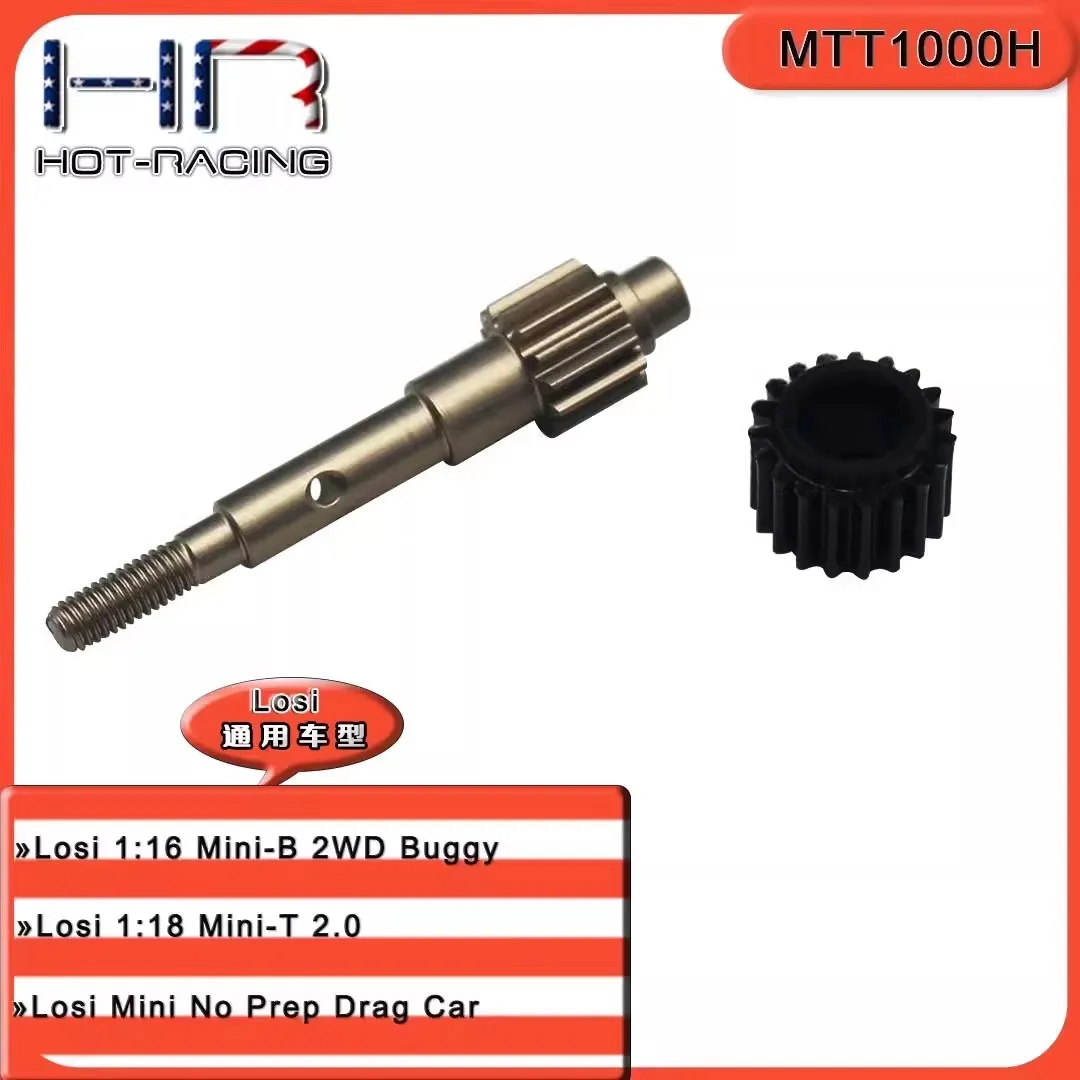 Hot Racing 7075 Aluminum Alloy Gear Set For Losi 1:18 Mini-T 2.0 Mini No PrepDrag