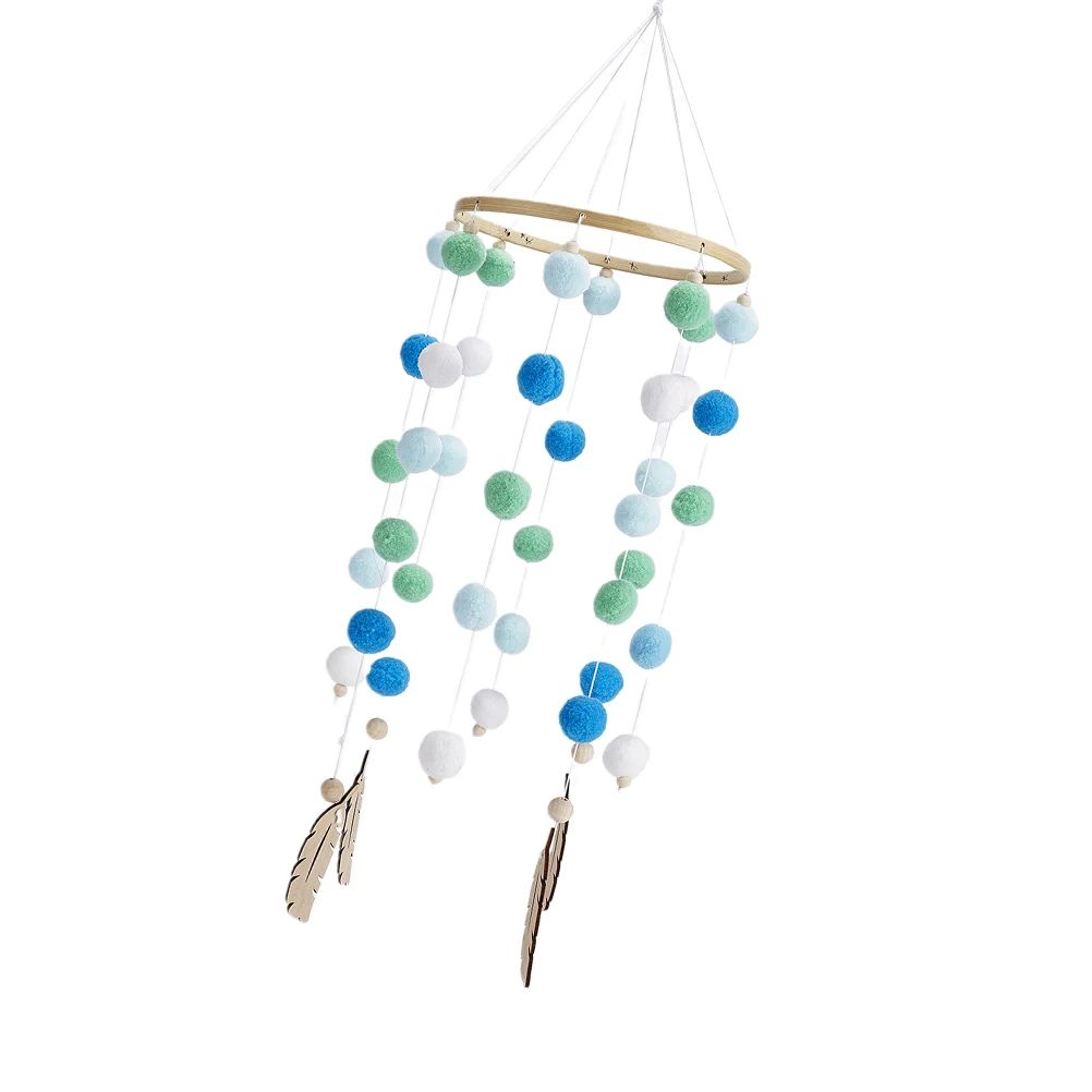 

Eco Friendly Decor Kids Room Decoration Children's Hairball String Pendant Hanging Bedroom Accessories Art