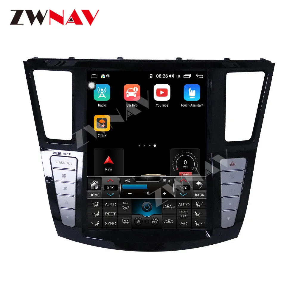 15.8 "HD شاشة تعمل باللمس لإنفينيتي QX60 2014-2019 أندرويد 13 نظام تحديد المواقع والملاحة 4G واي فاي Carplay سيارة مشغل وسائط متعددة رئيس وحدة السيارات