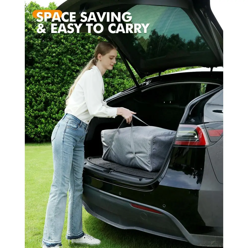 Box portatile pieghevole extra large con tappetino spesso per neonati e bambini piccoli, centro attività sicuro con cancello (51×51 grigio)