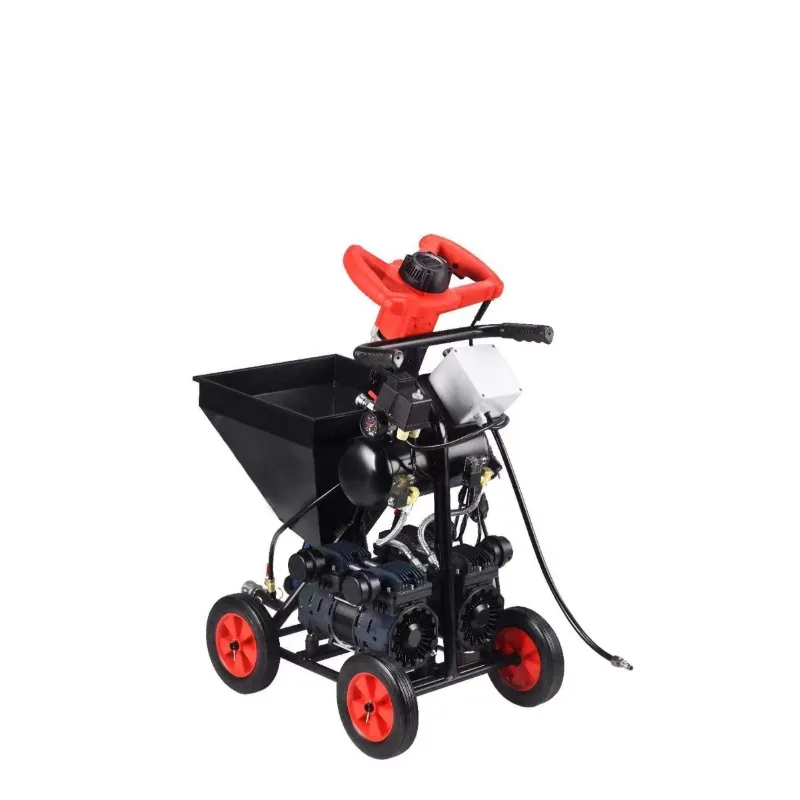 Construction Tools High Pressure Cement Grouting Spraying Plaster Machine Waterproof Grout Injection Pump with Air Compressor