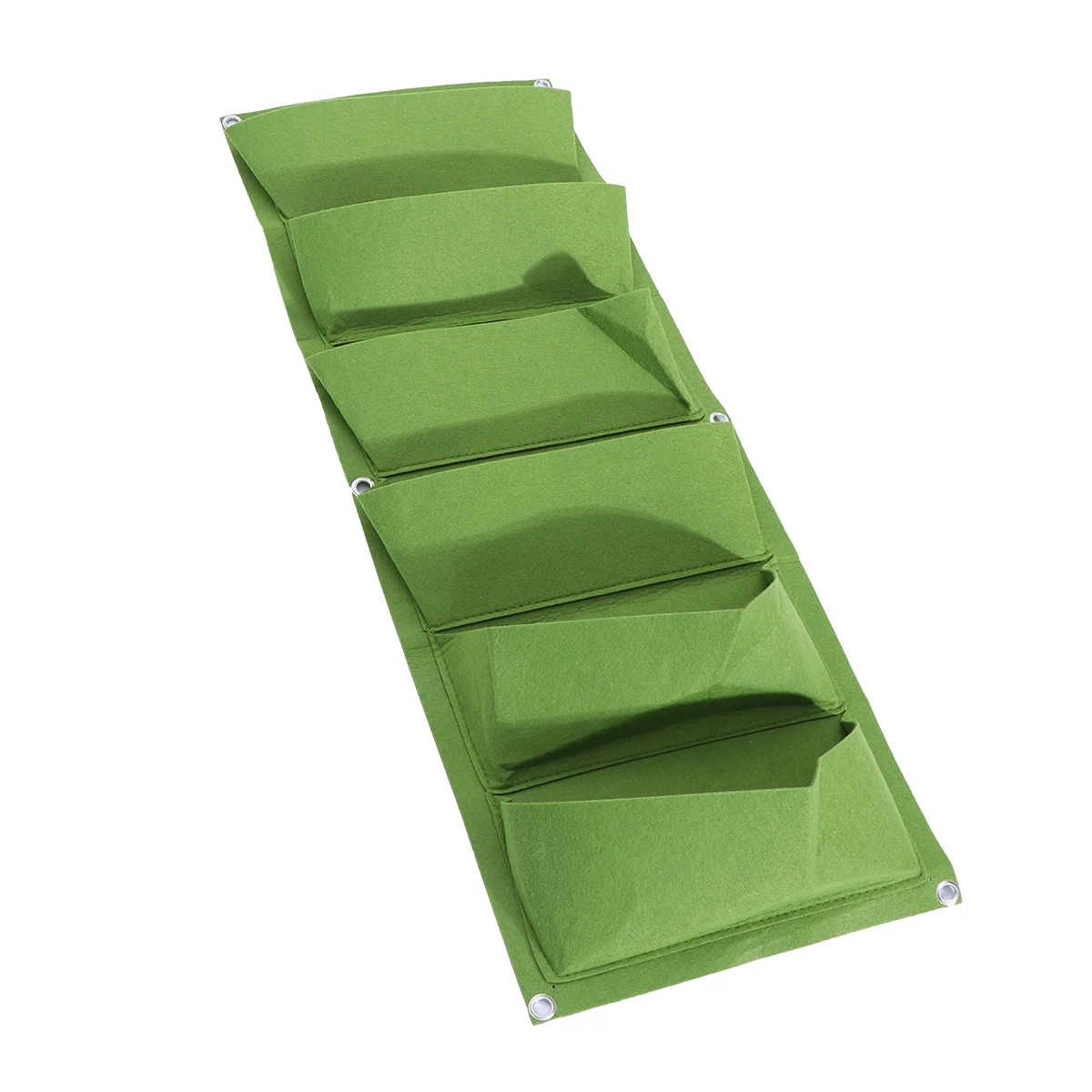 

6-Pockets Vertical Wall Mounted Planting Bag Non-Woven Felt Lightweight Planter for Indoor Outdoor Garden Vegetables Flowers