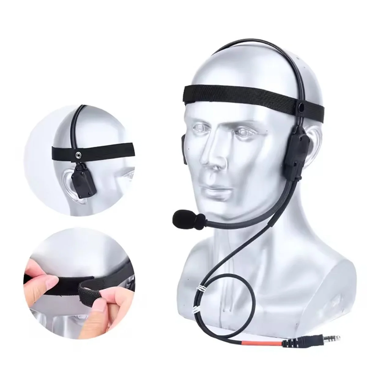 2525+ MH180 MH180-V Гарнитура с костной проводимостью Динамик Сигнальные наушники Наушники 7.0 PLUG PTT