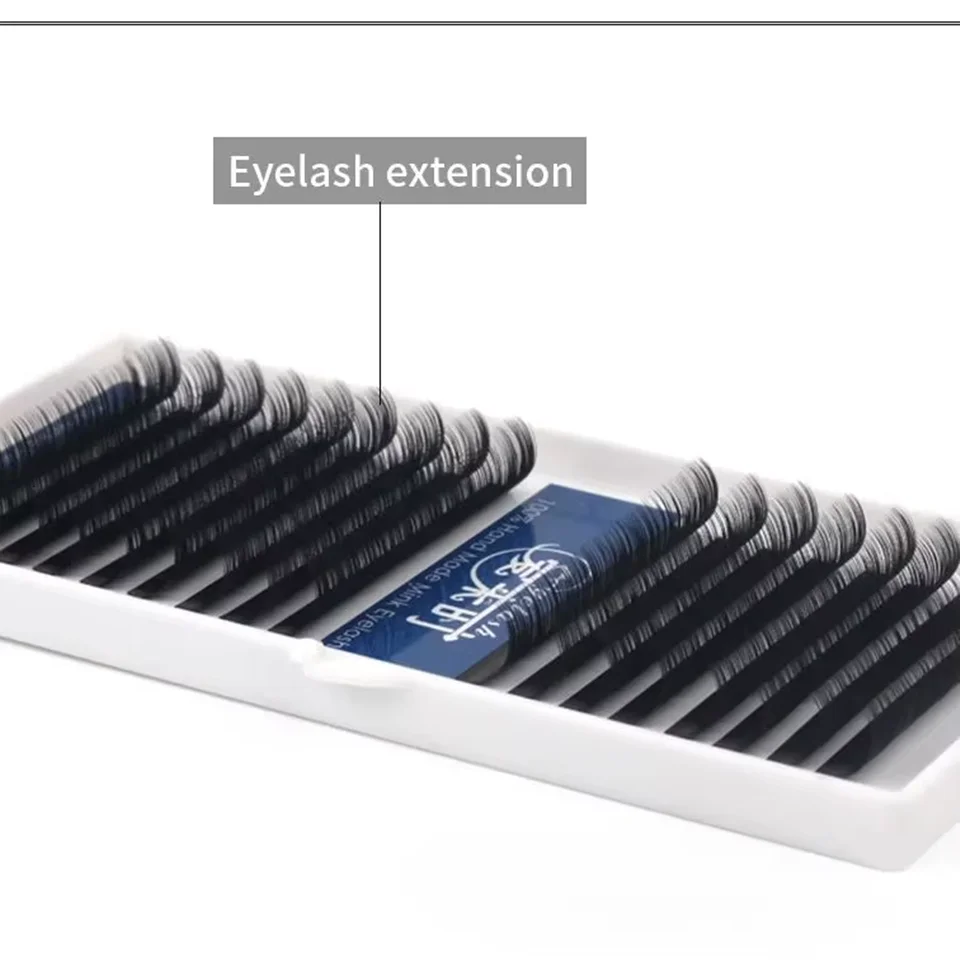 Thinkshow 17 linhas/caso extensão de cílios individuais todos os tamanhos falso cils vison cílios postiços cílios artificiais para suprimentos de maquiagem