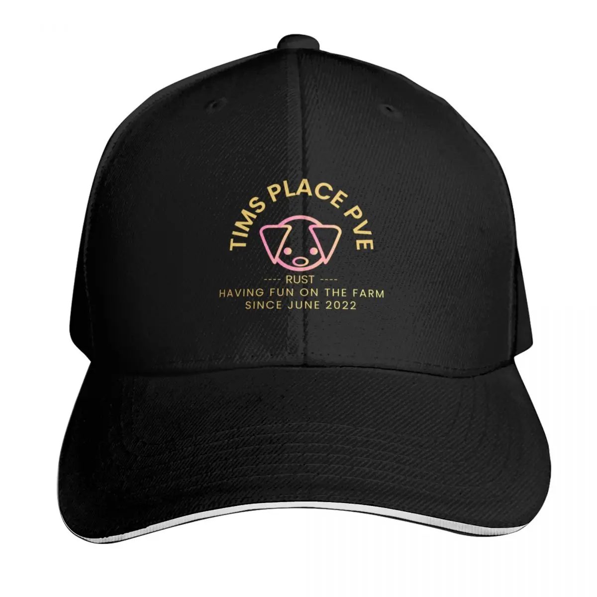 Tims Place PVE - Having Fun on the Farm since 2022 Baseball Cap Casual Daily Wear Quick Dry Performance Cotton Twill Breathable