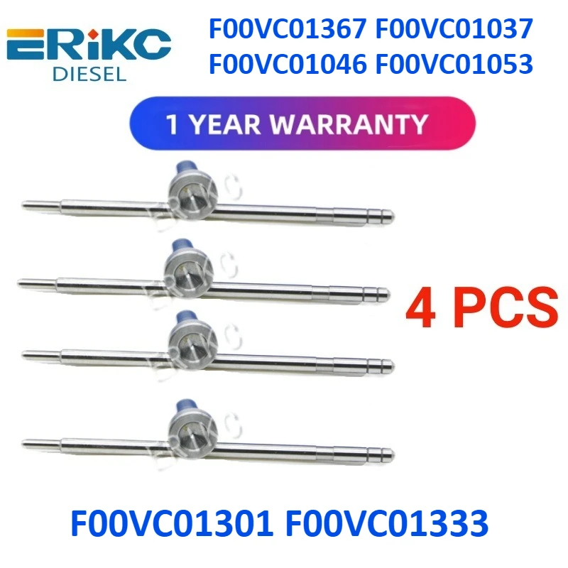 

4PC F00VC01367 F00VC01037 F00VC01046 Diesel Common Rail Injector Valve F00VC01053 F00VC01301 F00VC01333 INJECTOR VALVE