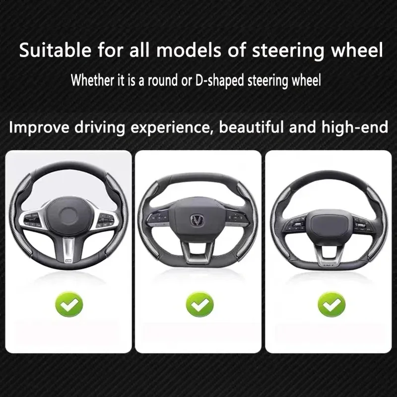 Car Steering Wheel Cover For Chevrolet Aveo Bolt Onix Cruze Spark Cavalier Colorado Lacetti Trailblazer Silverado Tahoe Traverse