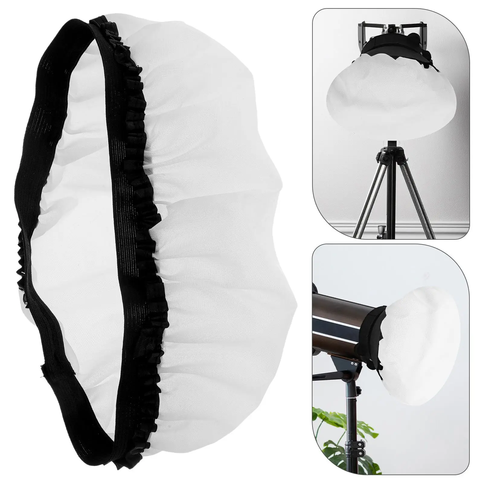 2 ชิ้น Soft Light Shade โคมไฟผ้า Diffuser ผ้าขนาดเล็ก Shades การถ่ายภาพโคมไฟอุปกรณ์แสงสว่างปากกว้าง