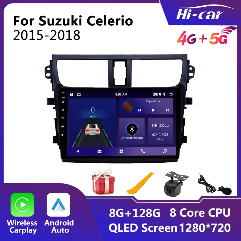 

2 Din For Suzuki Celerio 2015-2018 Android Car Multimedia Player Car Radio GPS Navigation WIFI Autoradio Head Unit