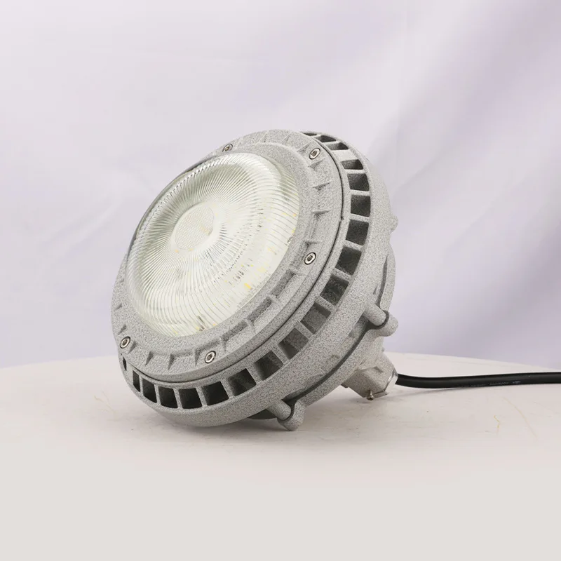 

Aluminum LED Explosion-Proof Light 30W/50W/80W/120W - IP65 Waterproof E27 Base Glass Body ATEX Certified for Gas Environment